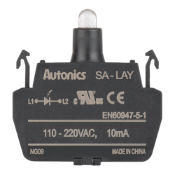SA-LAY  Led Blok, 110-240VAC~ 50/60Hz , Sarı,  Tekil (Eklenemez) Tür