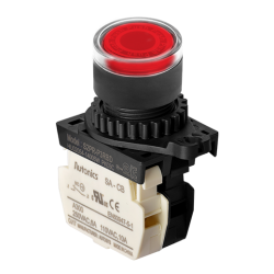 S2PR-P3RBDM Kırmızı Renk Normalde Kapalı Kontak Işıklı Yaylı Buton S2PR-P3RBDM Kırmızı Renk Normalde Kapalı Kontak Işıklı Yaylı Buton