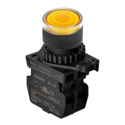 S2PR-P3YADM Sarı Renk Normalde Açık Kontak Işıklı Yaylı Buton S2PR-P3YADM Sarı Renk Normalde Açık Kontak Işıklı Yaylı Buton