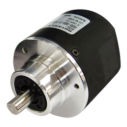 E50S8-1000-3-N-24-CR   50mm Gövde Çapı 12-24vdc NPN 1000 Puls 8mm Mil Çapı Arttırımlı Enkoder Arkadan Konnektörlü