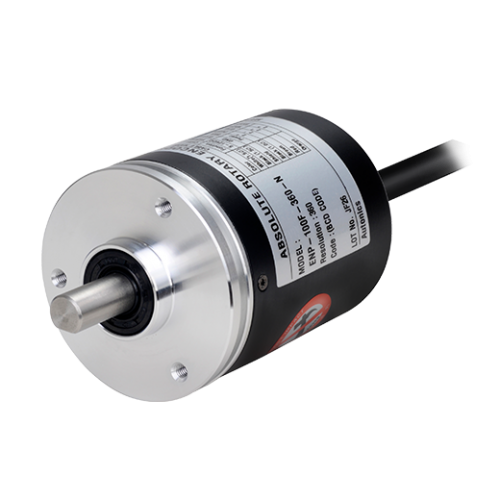 ENP-101R-012-N  60mm Gövde Çapı 12-24vdc NPN 12 Bit 10mm Mil Çapı  BCD CCW Paralel Çıkışlı Kablolu Mutlak  Enkoder