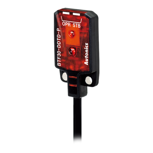 BTF30-DDTD-P  Cisimden Yansımalı 30mm Algılama PNP Dark On Kablolu Minyatür Fotoelektrik Sensör