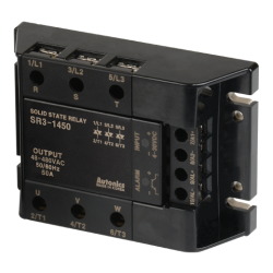 SR3-1450   3 Fazlı Sökülebilir Soğtuculu Sıfır Geçişli 4-32VDC Tetikleme 3 x 480VAC 50A Çıkış SSR