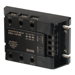 SR3-1475R 3 Fazlı Sökülebilir Soğutuculu Rastgele Geçişli 4-32VDC Tetikleme 3 x 480VAC 75A Çıkış SSR