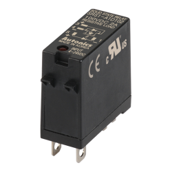 SRS1-A1D102  Tek Fazlı Soketli Sıfır Geçişli 4-24VDC Tetikleme 5-100VDC 2A Çıkış Röle tipi SSR