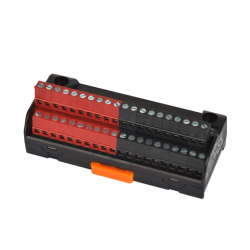 ACR-40L  Sol + Sağ Ortak Bağlantı Uçlu, 40'lı Raya Montaj Klemens Grubu