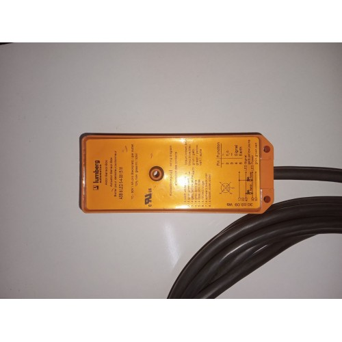 ASB 8/LED 5-4-331/5M  Lumberg Pasif 8 Port 5m Kablo Cıkış, M12 Bağlantılı Sensör Dağıtım Kutusu