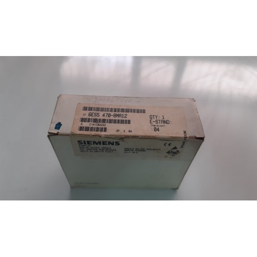 6ES5 470-8MA12  SIMATIC S5, Analog çıkış 470 Isolated for S5-90U/-95U/-100U, ET 100U, ET 200U 2 outputs +-10V