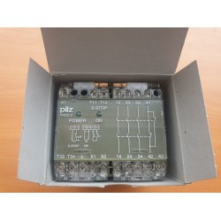 PNOZ 2 Emniyet rölesi  çıkışlar: 3 N/O, 1 N/C, UB = 230 V AC vidalı terminaller, E-STOP izleme, emniyet kapıları,  475570, 775850