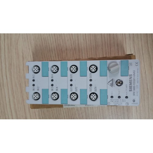 3RK1400-1DQ01-0AA3 AS-I Sensör Adası K60 Dijital 4 DI + 4 DO, IP67 4 X Giriş max. 200ma 4 x Çıkış 1A 8 X M12 Soket