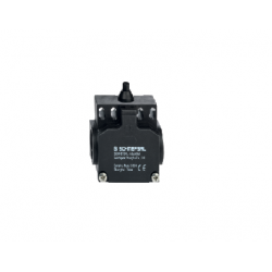 ZS 256-02Z, 2 x NC Kontak, Ani hareketli, Termoplastik muhafaza, Dikey pimli switch