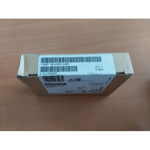 6ES7138-4DB03-0AB0 SIMATIC DP, Electronics module for ET 200S, 1 SSI 25 bit/1 MHz 6ES7138-4DB03-0AB0 SIMATIC DP, Electronics module for ET 200S, 1 SSI 25 bit/1 MHz