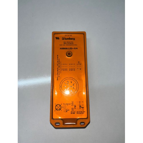 ASBS 8/LED 5-4  Lumberg Pasif 8 Port M23 12 Pin Cıkış Konnektörü M12 Bağlantılı Sensör Dağıtım Kutusu