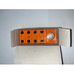 ASBSV 8/LED 5  Lumberg Pasif 8 Port M23 Cıkış Konnektörü M12 Bağlantılı Sensör Dağıtım Kutusu