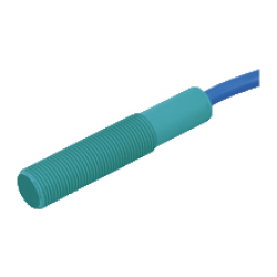 CJ4-12GK-N  M12 Plastik Gövde, 4mm Algılama, Namur NO Çıkış, 2m Kablolu, Çıkıntılı Montaj, Kapasitif Sensör