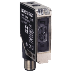 DF12-11-3K/145/151 Kübik 11mm Algılama 3 x Push-pull Light On / Dark On RGB Işıkl 3 Kanal  M12 8 Pin Konnektörlü Renk Sensörü Sensörü