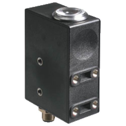 DK31-9,5/110/124   9,5mm Algılama Push Pull Light On / Dark On Çıkışlı RGB Işıklı M12 5 Pin Konnektörlü Kontrast Sensörü