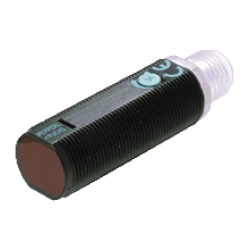 GLK18-8-200/25/161/166 Silindirik M18, AC/DC Besleme, Kırmızı Işık, Algılama mesafesi 200mm, NPN FET, Light On, 2m Kablolu Cisimden Yansımalı Fotoelektrik Sensör