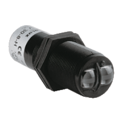 GLV30-8-2000-2372  Silindirik M30,  Infrared Işık, Algılama mesafesi 2500mm, PNP Dark On, M12 4 pin Konnektörlü Cisimden Yansımalı Fotoelektrik Sensör