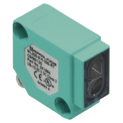 ML300-8-H-200-RT/25/95/120  Minyatür Kübik Arka Fon Bastırmalı, Kırmızı Işık, 200 mm Algılama, 2 x PNP Light On + Dark On Çıkış, M8 4 Pin Konnektörlü Cisimden Yansımalı Fotoelektrik Sensör