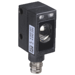 ML4.2-54-F/40b/95/103  Minyatür Kübik, Kırmızı Işık, 5m Algılama, PNP L.On/D.On,  M8 4 pin Konnektörlü Polarize Reflektörlü Fotoelektrik Sensör