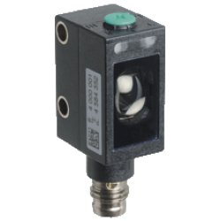 ML4.2-54-G/40b/95/110  Şeffaf (cam) Malzeme için Minyatür Kübik, Kırmızı Işık, 6m Algılama, Push-Pull L.On/ D.On, M8 4 pin Konnektörlü Reflektörlü Fotoelektrik Sensör