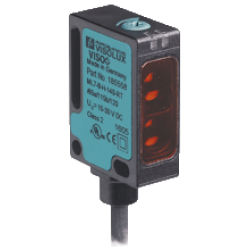 ML7-8-H-350-IR/59/65a/115/127  Minyatür Kübik Arka Fon Bastırmalı Infrared Işık, 350 mm Algılama, 2 x NPN L.On + D.On Çıkış, 2m Kablolu Cisimden Yansımalı Fotoelektrik Sensör