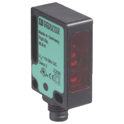 ML8-55/103/143  Minyatür Kübik, Kırmızı Işık, 3,5m Algılama, PNP Dark On, M8 4 Pin Polarize Reflektörlü Fotoelektrik Sensör