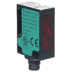 ML8-8-H-100-RT/65a/102/143/162 Minyatür Kübik Arka Fon Bastırmalı Kırmızı Işık, 100 mm Algılama, NPN Light On Çıkış, M8 4 Pin Konnektörlü Cisimden Yansımalı Fotoelektrik Sensör ML8-8-H-100-RT/65a/102/143/162 Minyatür Kübik Arka Fon Bastırmalı Kırmızı Işık, 100 mm Algılama, NPN Light On Çıkış, M8 4 Pin Konnektörlü Cisimden Yansımalı Fotoelektrik Sensör