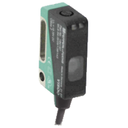 ML9-54-G/59/136/115b  Şeffaf (cam) Malzeme için Minyatür Kübik, Kırmızı Işık, 5m Algılama, 2 x Push-Pull Dark On, 0,2m Kablolu M12 4 pin Konnektörlü Polarize Reflektörlü Fotoelektrik Sensör