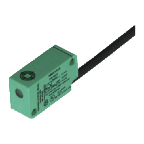 NBB2-V3-US Minyatür Kübik AC/DC, NO, 2m Kablolu, 2mm Algılama, Gömülebilir Montaj, Endüktif Sensör