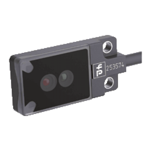 OBT15-R2F-E0-L  Minyatür Kübik Arka Fon Bastırmalı Laser, 15 mm Algılama, NPN NO Çıkış, 2 m Kablolu Cisimden Yansımalı Fotoelektrik Sensör