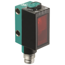 OBG5000-R101-EP-IO-V3 Şeffaf (cam) Malzeme için Minyatür Kübik , Kırmızı Işık, IO-Link, 5m Algılama,  Push-Pull L.On / D.On Çıkış, M8 3 Pin Konnektörlü Reflektörlü Fotoelektrik Sensör