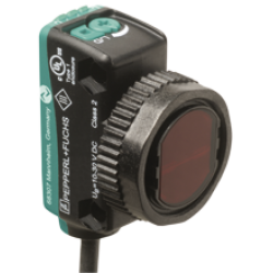 OBT300-R103-2EP-IO Minyatür Kübik / M18 Bağlantı Arka Fon Bastırmalı Kırmızı Işık, 300 mm Algılama, 2 x Push-Pull L.On + D.On Çıkış, Kablolu Cisimden Yansımalı Fotoelektrik Sensör