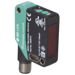 OBR15M-R200-2EP-IO-V1  Kübik , Kırmızı Işık, IO-Link, 15m Algılama, 2 x Push- pull L.On + D.On Çıkış, M12 4 Pin Konnektörlü Polarize Reflektörlü Fotoelektrik Sensör