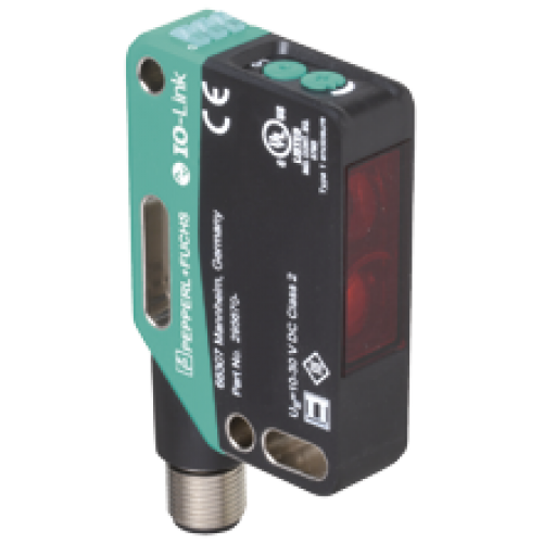 OBT650-R201-2EP-IO-V1-1T Kübik Arka Fon Analiz, IO-Link Kırmızı Işık, 650 mm Algılama, 2 x Push-Pull L.on + D.On Çıkış, M12 4 Pin Cisimden Yansımalı Fotoelektrik Sensör