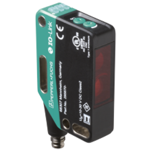 OBT600-R201-EP-IO-V3-L Kübik Arka Fon Bastırmalı Laser, IO-Link,  600 mm Algılama, Push-Pull L.on / D.On Çıkış, M8 3 Pin Cisimden Yansımalı Fotoelektrik Sensör