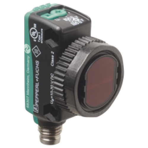 OQT120-R103-EP-IO-V3 Kübik Minyatür IO-Link 8 - 120mm Algılama PushPull Çıkışlı Kırmızı Işık M8 3 Pin Soketli Ölçüm Temelli Mesafe Sensörü