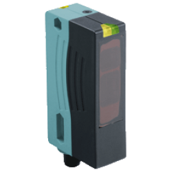 RL29-8-H-1200-RT/59/73c/136 Plastik Kübik 1200 mm Algılama, DC Besleme, Kırmızı Işık, dark on, Röle Çıkış, Arka Fon Bastırma, M!2 Konnektörlü Cisimden Yansımalı Fotosel