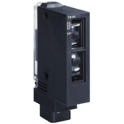 RLK23-8-H-1000-IR/31/100d  Plastik Kübik 1000 mm Algılama, AC/DC Besleme, Infrared Işık, light on / dark on, Röle Çıkış, Arka Fon Bastırma, Terminal Bağlantı Cisimden Yansımalı Fotosel