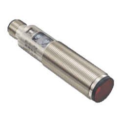 VL18-54-M/32/40a/82b/118  M18 Metal Gövde, 4m Algılama, PNP L.on / D. on Kırmızı Işık M12 Konnektörlü Reflektörlü Fotoelektrik Sensör