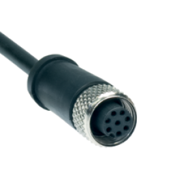 A-K8P-M12-S-G-5M-BK-1-X-A-4-69-VA M12, 8 pin, 5m Kablolu Konnektör A-K8P-M12-S-G-5M-BK-1-X-A-4-69-VA M12, 8 pin, 5m Kablolu Konnektör