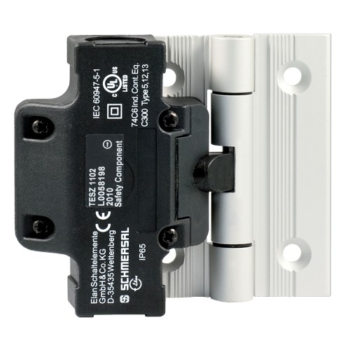 TESZ1102/S   2 x  NC ve  1 x NO Kontaklı Menteşeli koruma kapıları için emniyet anahtarı