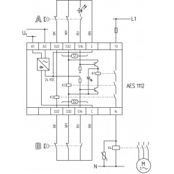 AES1112 (24VDC)   1 x Röle Çıkışlı, 24VDC Emniyet Rölesi AES1112 (24VDC)   1 x Röle Çıkışlı, 24VDC Emniyet Rölesi