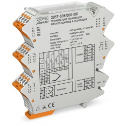 2857-535/000-001    RTD , Termokupl multifonksiyon Çevirici,  RS-485 üzerinden Modbus RTU, 2 iletkenli, Max. 64