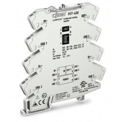 857-400  Sinyal dönüştürücü izolasyon kuvvetlendirici 0(4)-20mA, 0-5V, 0-10V, 2-10V, 1-5V giriş/çıkış