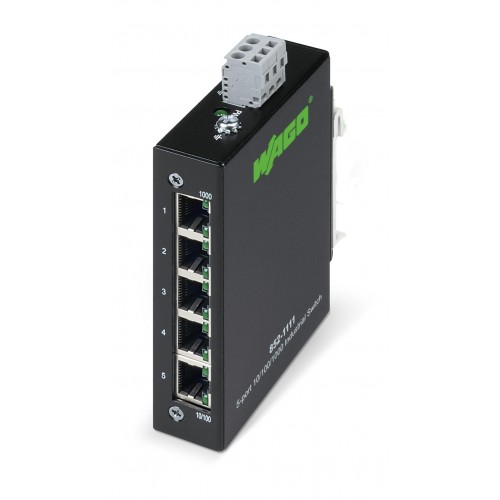 852-1111  Gigabit 5-port 1000base-TX Endüstriyel Ethernet Switch, ekonomik seri, --40/ +70oC