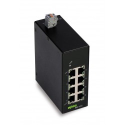852-1112  Gigabit 8-port 1000base-TX Endüstriyel Ethernet Switch, ekonomik seri, --40/ +70oC