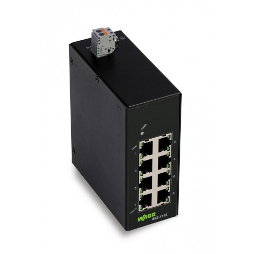 852-1112  Gigabit 8-port 1000base-TX Endüstriyel Ethernet Switch, ekonomik seri, --40/ +70oC
