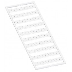 793-5507 WMB ETİKETLEME SİSTEMİ - YATAY ETİKETLEME, 5-5.2mm 1… 50 (2x), etiket sayfası,  beyaz (5 ADET)